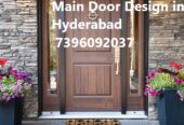 Wooden Main Door Design works at Miyapur