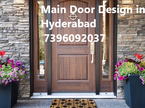Wooden Main Door Design works at Miyapur