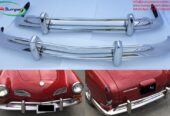 Volkswagen Karmann Ghia Euro style bumper (1956-1966) by stainless steel