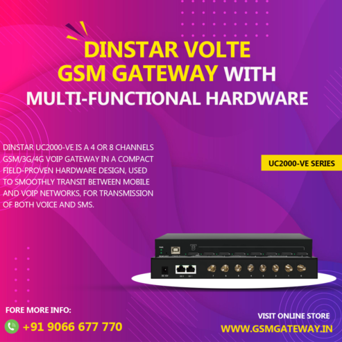 Dinstar Volte GSM Gateway 16 Port Provider