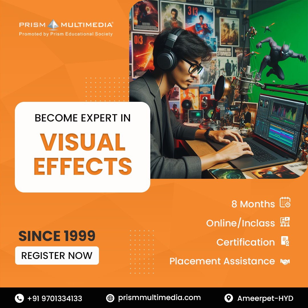 VFX Classes Ameerpet, VFX Course Hyderabad – Prism Multimedia