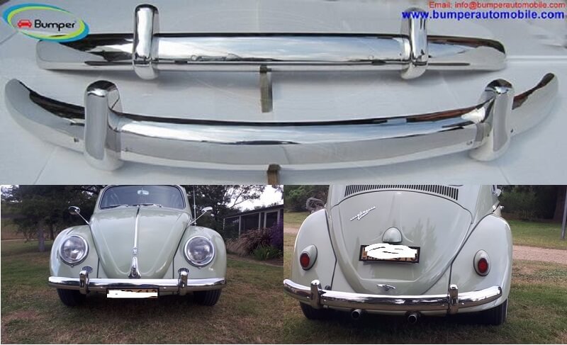 Volkswagen Beetle Euro style bumper (1955-1972) by stainless steel
