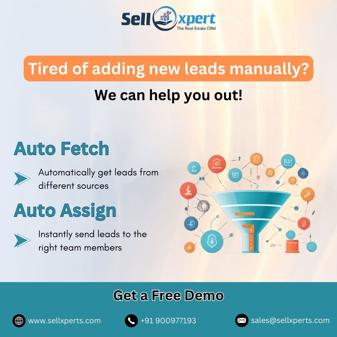 Autofatch lead in real estate crm