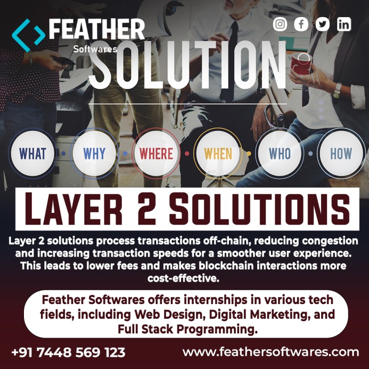 Layer 2 solutions process transactions off-chain