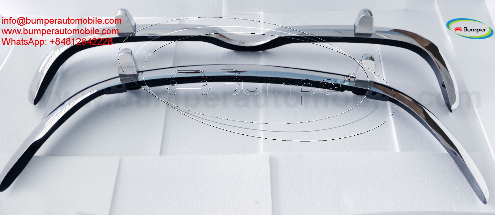 Jaguar Mark 2 Slim year 1959-1967 bumpers