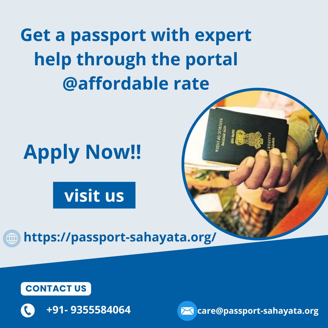 Get a passport with expert help through the portal @affordable rate