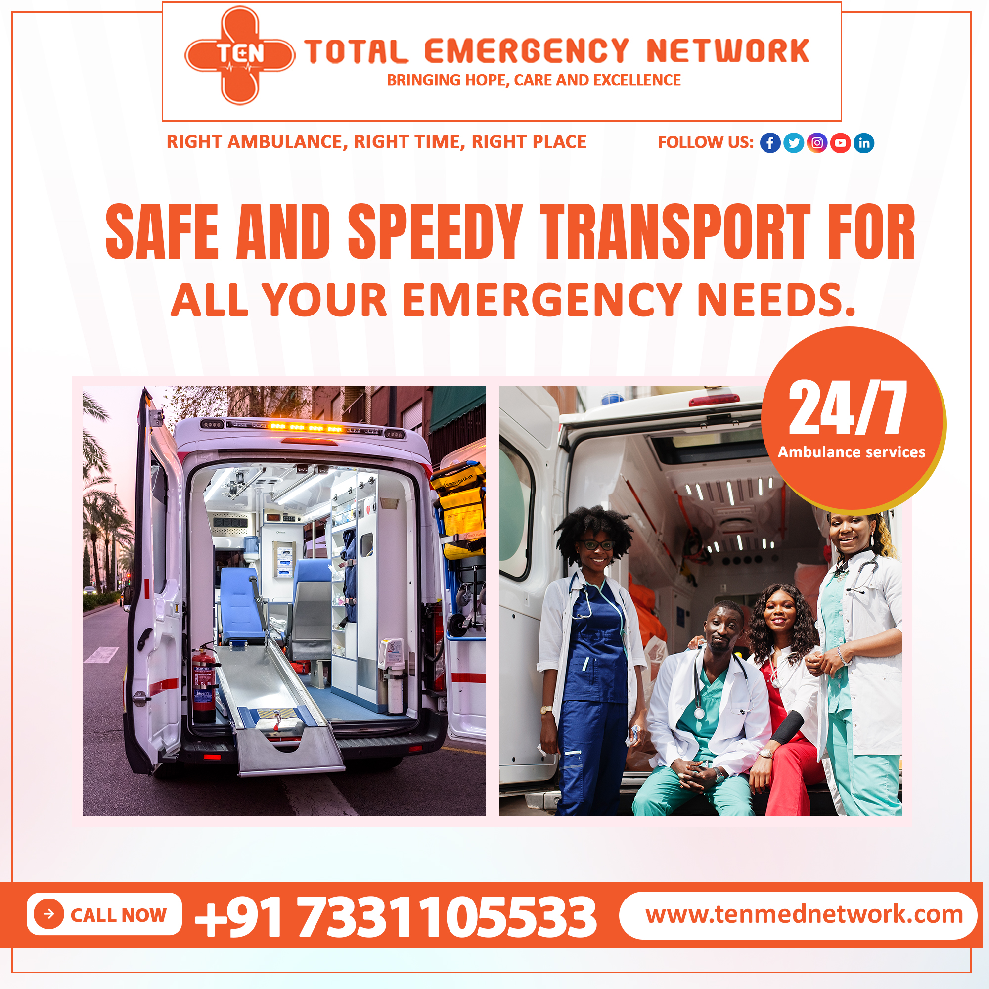 Ambulance service in Hyderabad