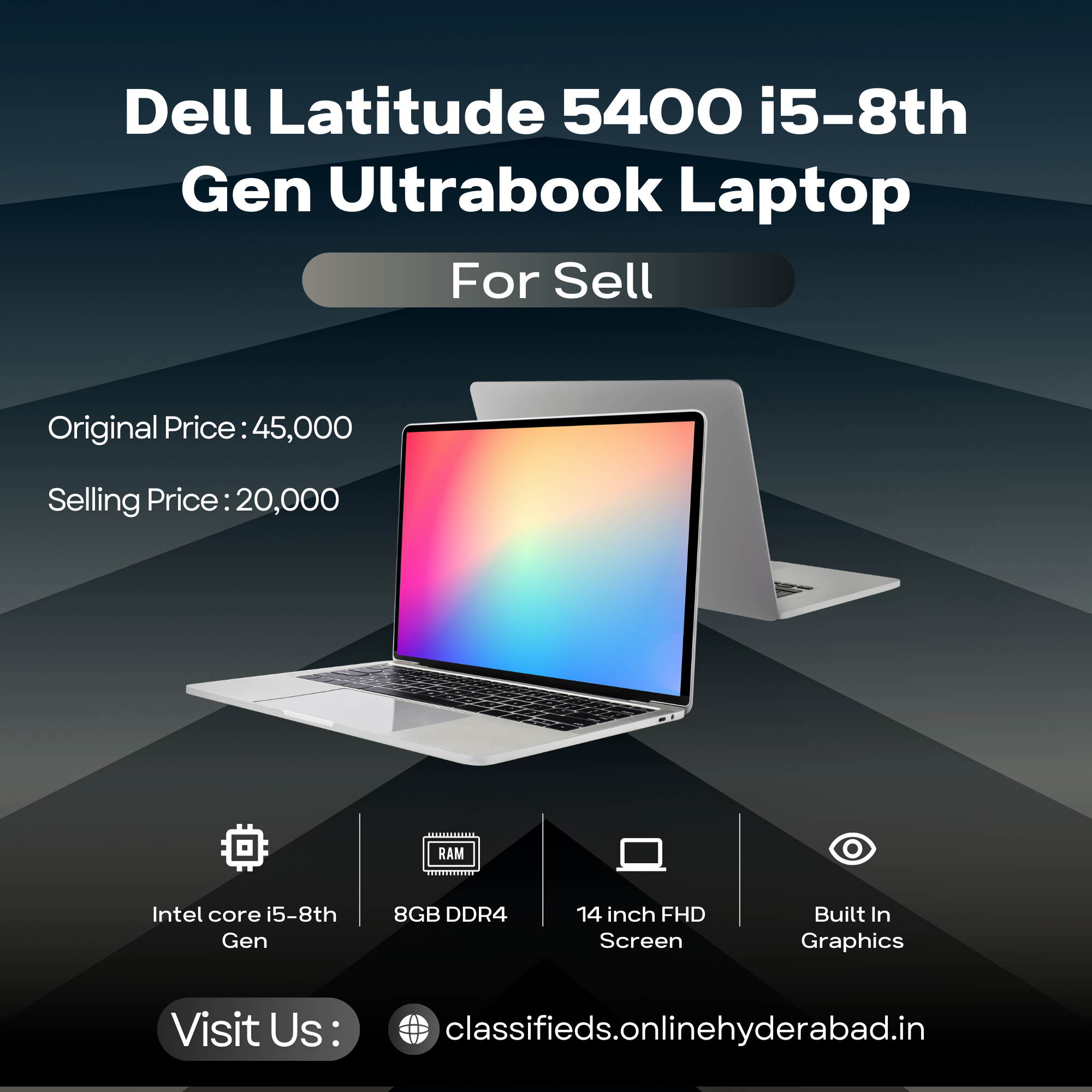 Dell Latitude 5400 i5-8th Gen Ultrabook Laptop