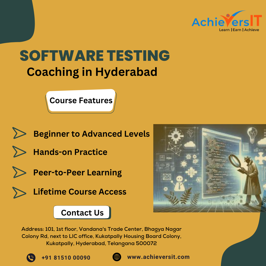 Accelerate Your Career: Automation Testing Course by AchieversIT in Hyderabad