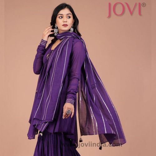 Partywear sharara suits for Indian women-JOVI India