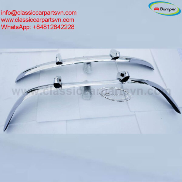 Volvo PV544 Euro type (1958-1965) bumpers by stainless steel new