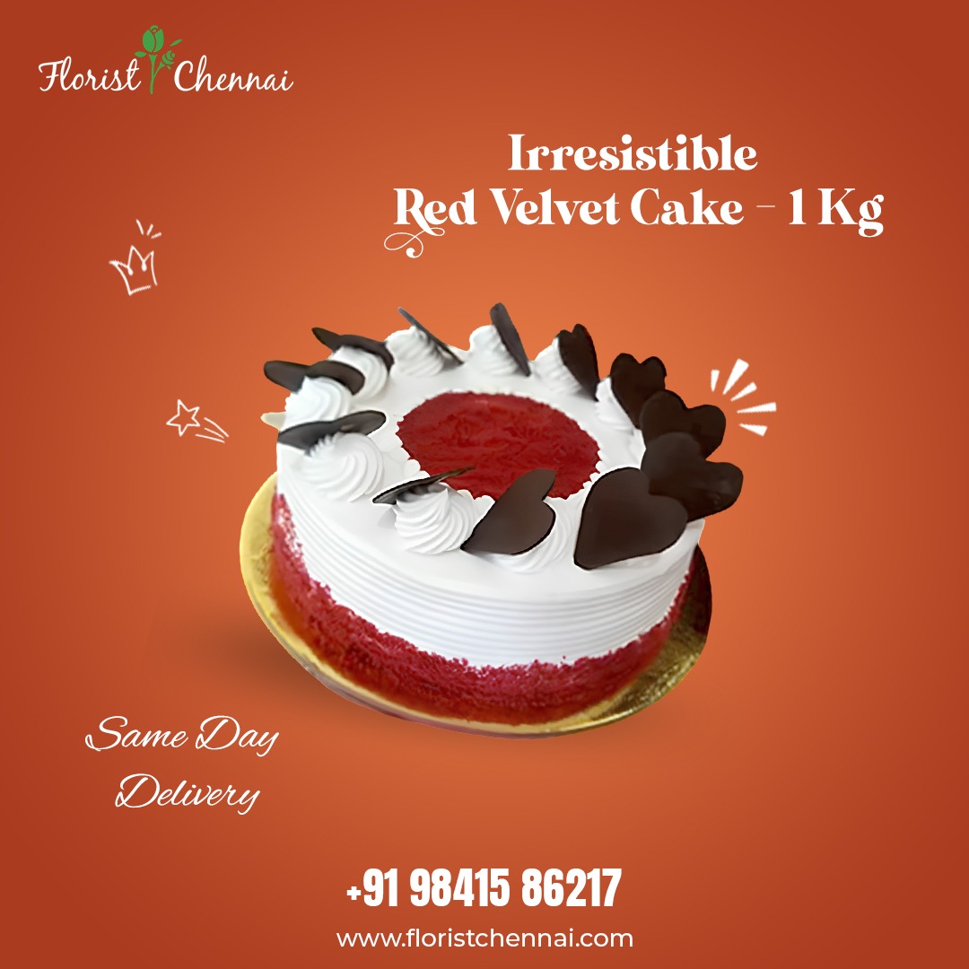 Heart Cake with Chocolates & Red Roses