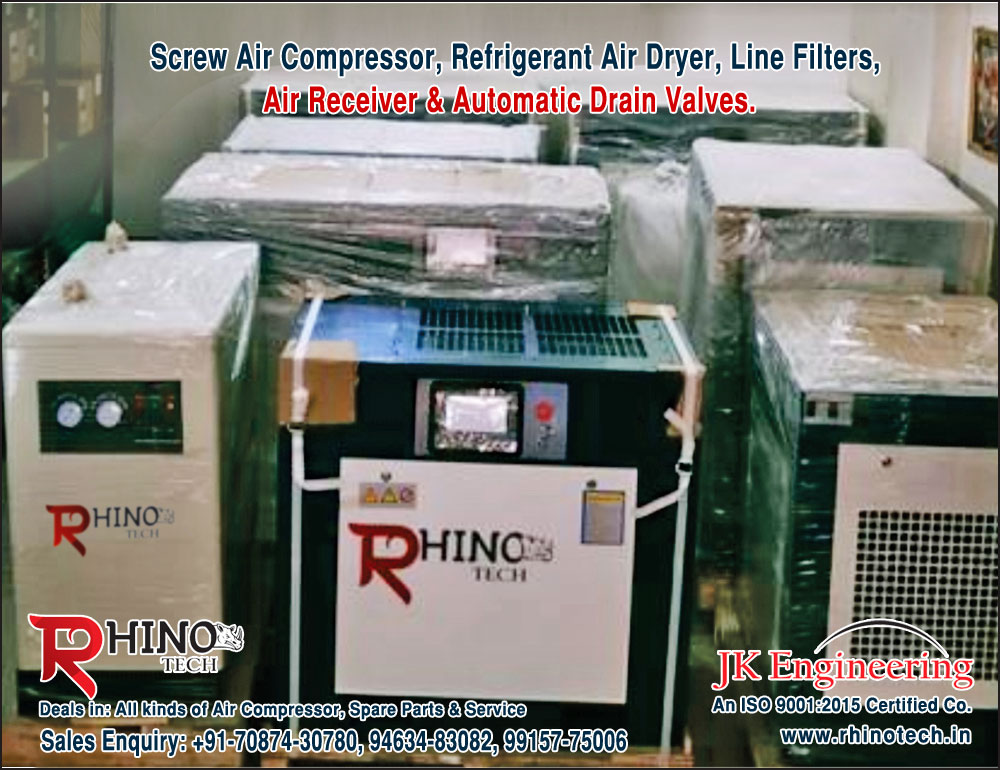 Air Compressor Air Dryer Compressed Air System manufacturers exporters in India Punjab Ludhiana
