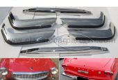 Volvo P1800 S/ES bumper (1963–1973) by stainless steel new