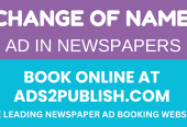 Looking to Publish a Name Change Ad in Mumbai?