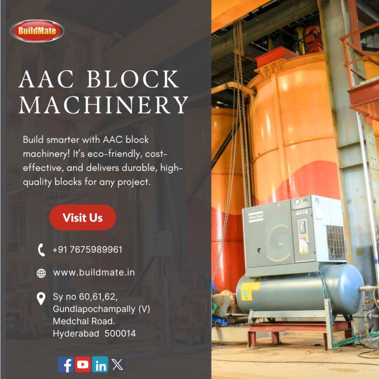 AAC Block Machinery | 7675989961 | Buildmate