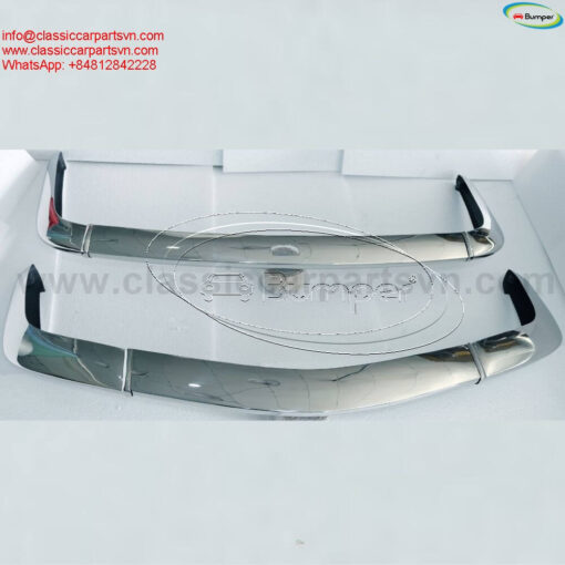 Simca 1200S coupé Bertone (1967-1971) bumpers by stainless steel new