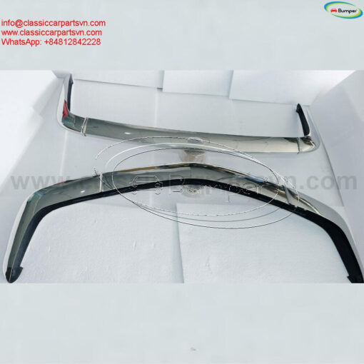 Simca 1200S coupé Bertone (1967-1971) bumpers by stainless steel new