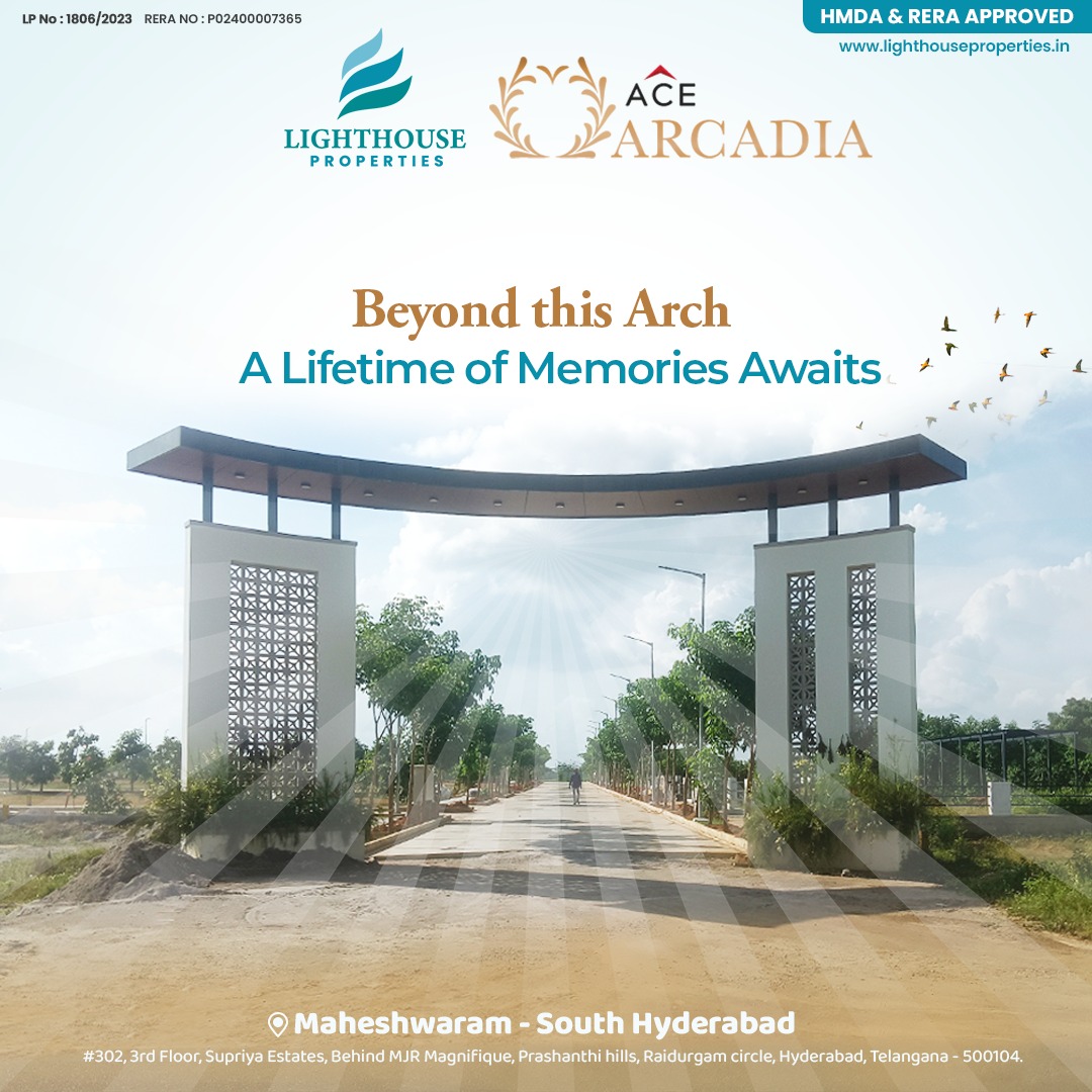 #ACE Arcadia – HMDA & RERA Approved plots for sale In Maheshwaram(TOWN) – Hyderabad