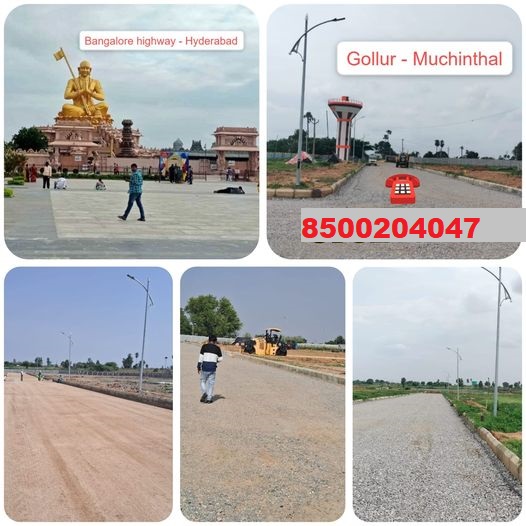 Vasudaika Henleywoods – HMDA & RERA Approved plots for sale in GOLLUR, Near Shamshabad Peddhagolkonda-Gollur-Nagireddipalle Maheshwaram Mandal, RR District. – 8500204047
