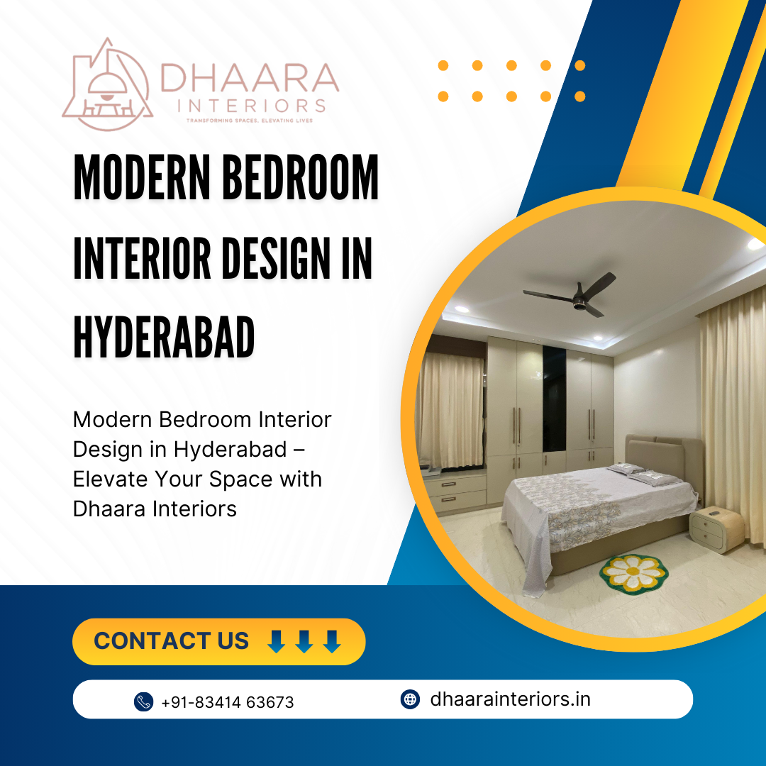 Modern Bedroom Interior Design in Hyderabad