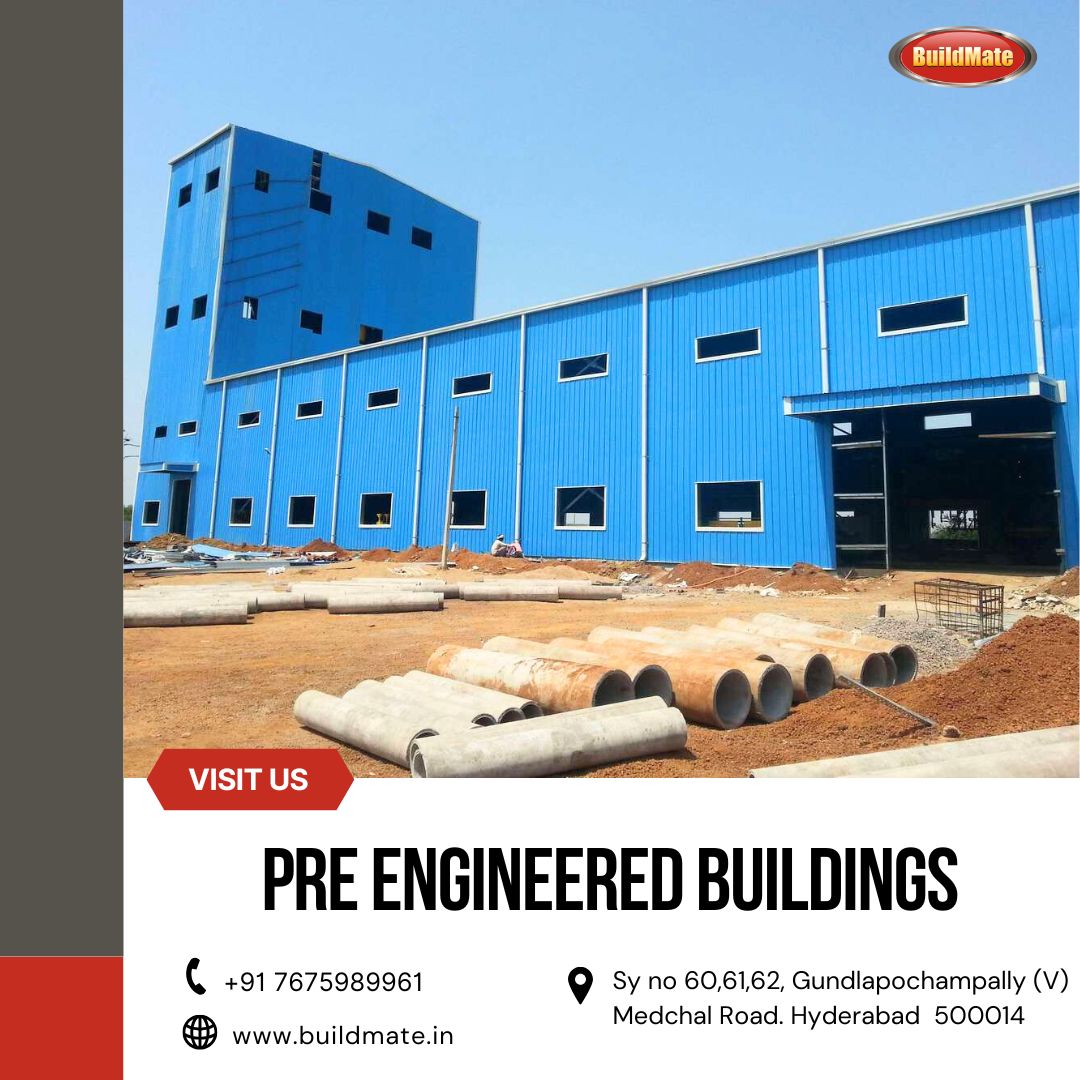 Pre Engineered Buildings Manufacturer in India | 7675989961 | Buildmate