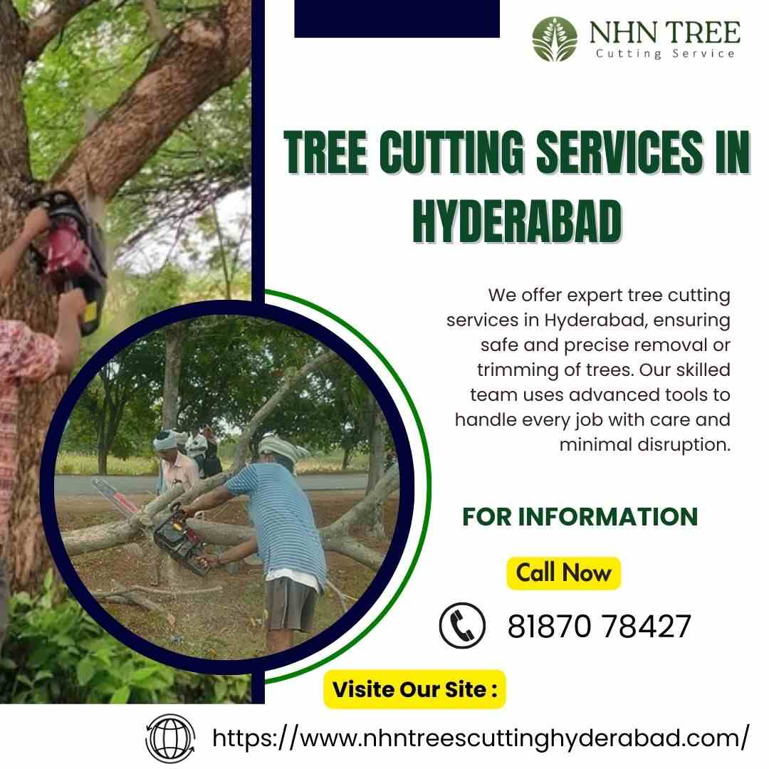 Hyderabad’s Expert Tree Cutting & Removal Services