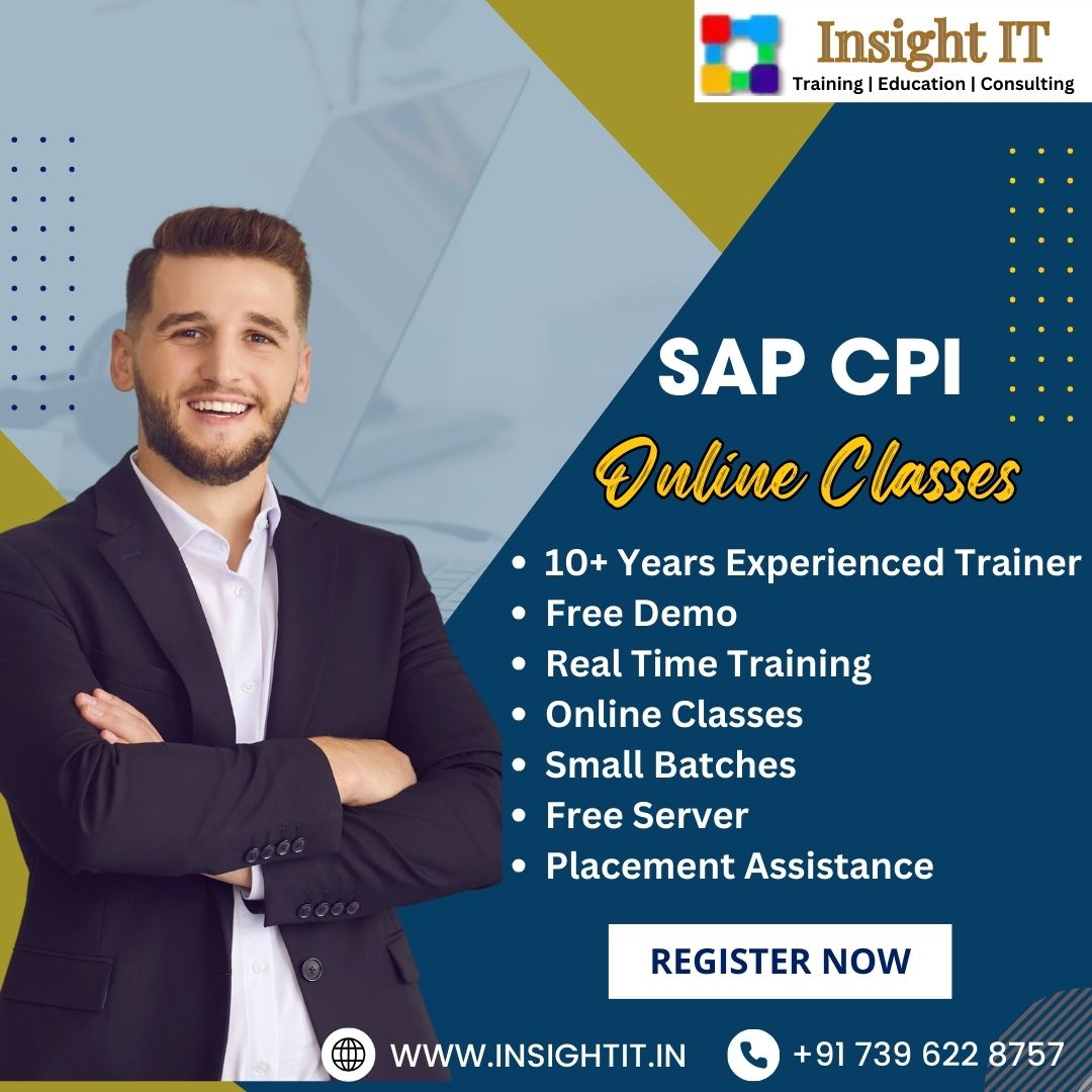 Learn SAP CPI Training in Hyderabad at Insight IT Training Institute