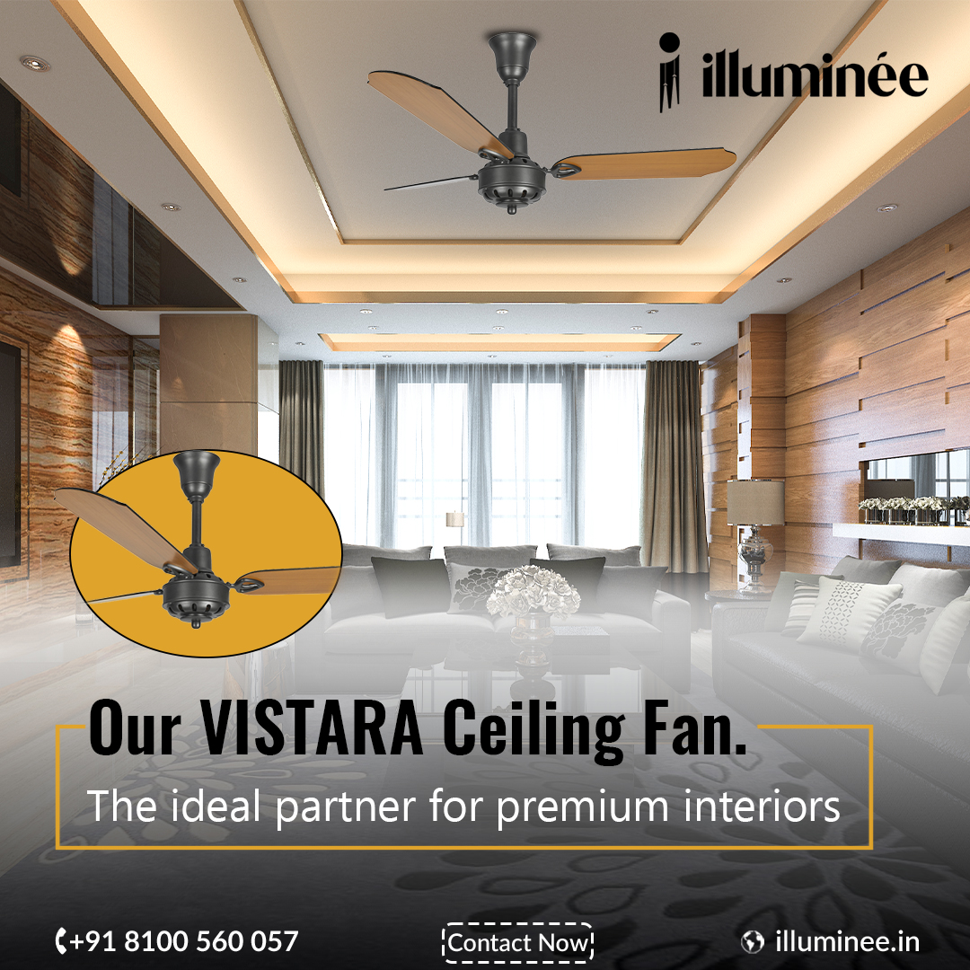 VISTARA Ceiling Fan | illuminee