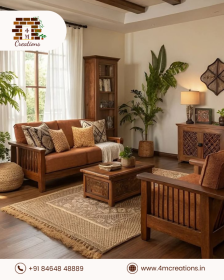 Elegant-Wooden-Living-Room-with-Rustic-and-Earthy-Tones