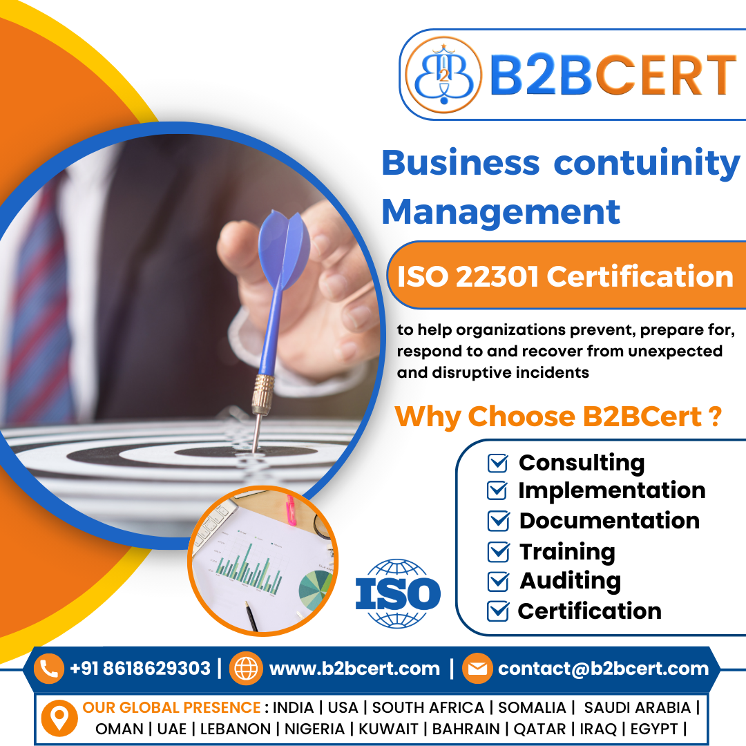 Ensure Business Continuity with ISO 22301 Certification in Bangalore!