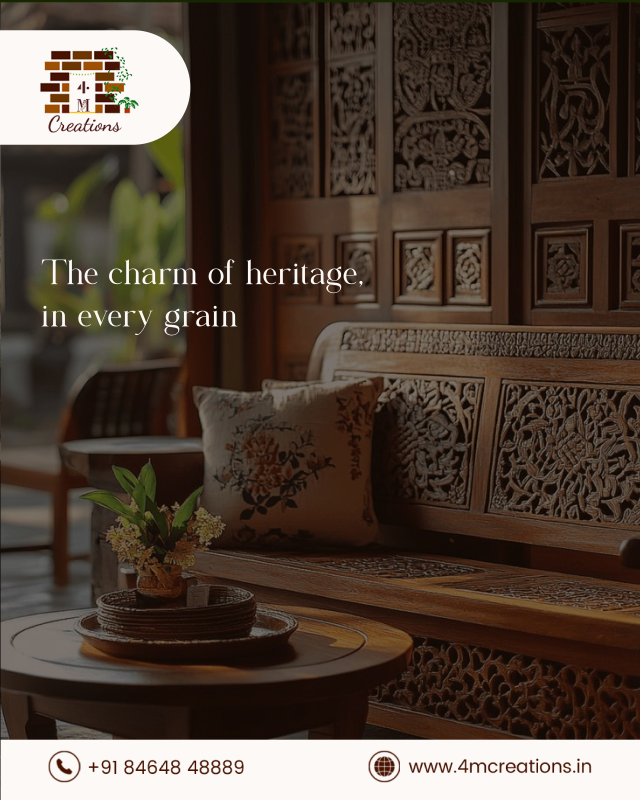 Timeless Wooden Furniture with Intricate Heritage Designs