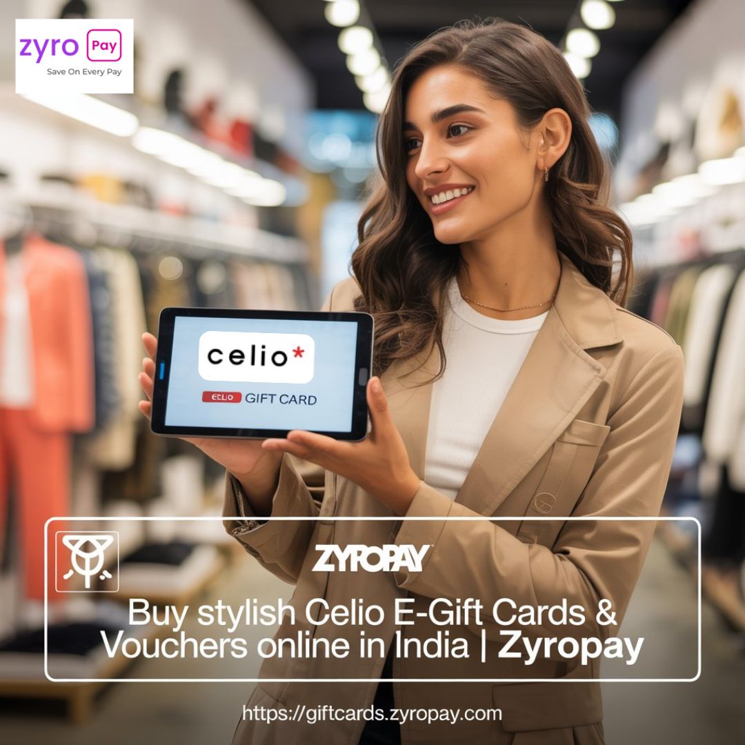 Buy Stylish Celio E-Gift Cards & Vouchers Online in India | ZyroPay
