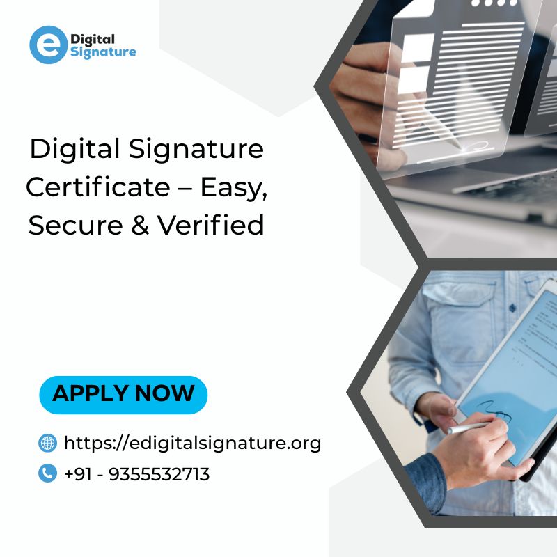 Digital Signature Certificate – Easy, Secure & Verified