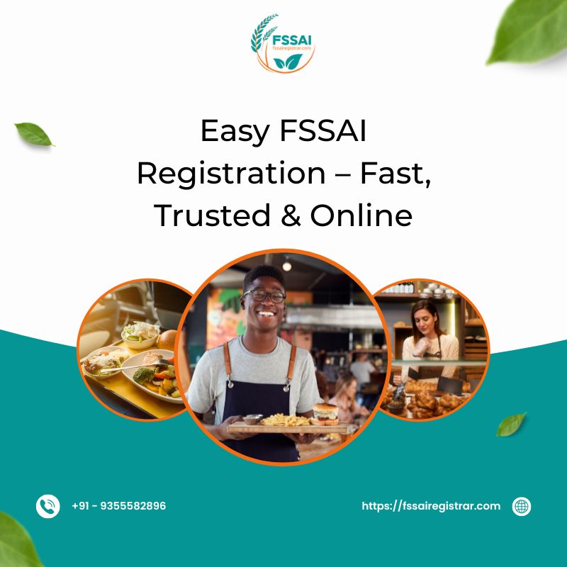 Easy FSSAI Registration – Fast, Trusted & Online