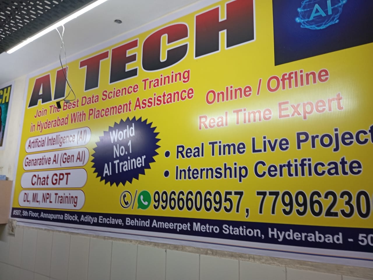 Call@+91 9966606957.No.1 Artificial Intelligence Course (AI),Gen AI, Agentic AI, AI agents, Data Science, Data Analytics Real time Live Projects Online Training institute in Hyderabad,Ameerpet,KPHB,Madhapur,Kondapur