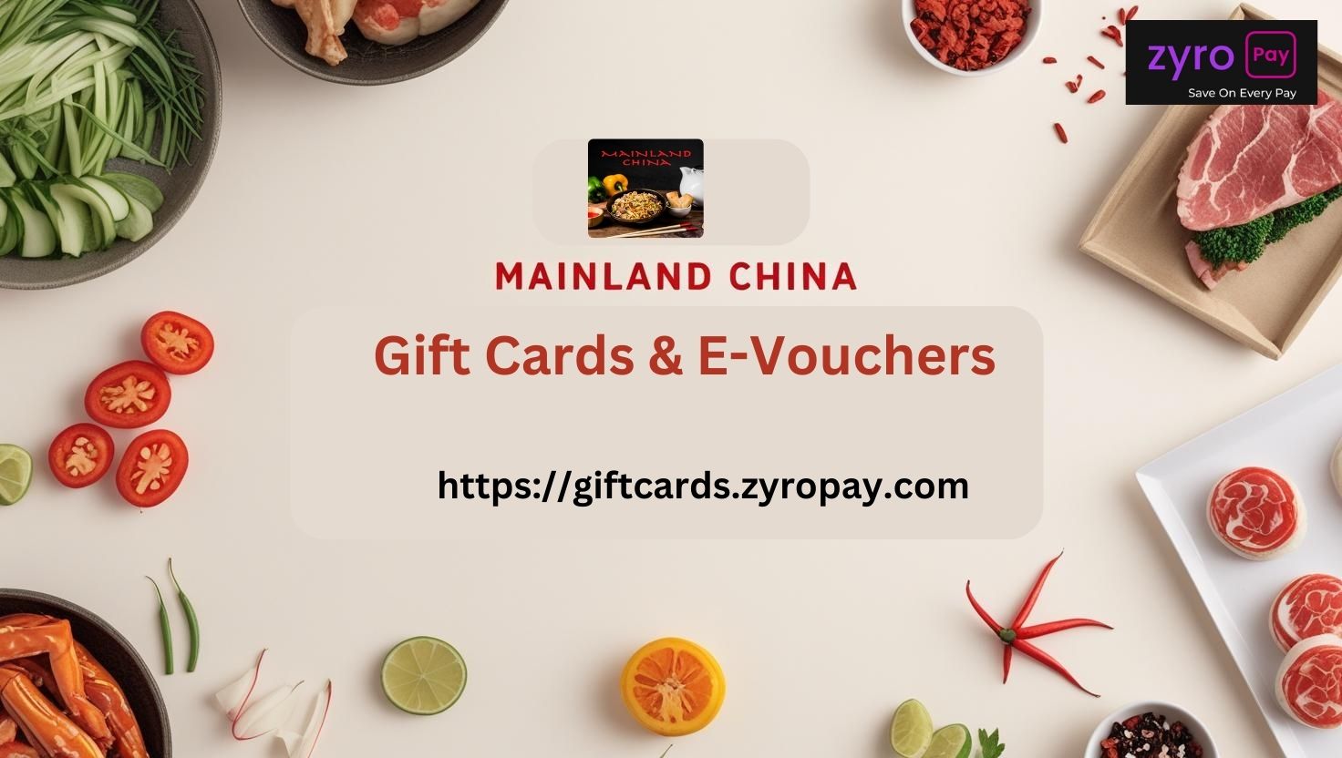 Buy Mainland China Gift Cards & E-Vouchers Online