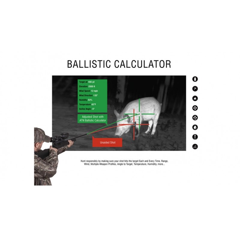 ATN ThOR 4, 640×480 Sensor, 4-40x Thermal Smart HD Rifle Scope