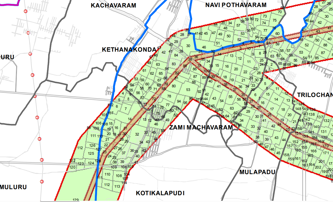 Amaravathi Entrance ketanakonda mulapadu iconic bridge in 1km dist hyd Nh-65 to 500meters sqyard Rs.11,999