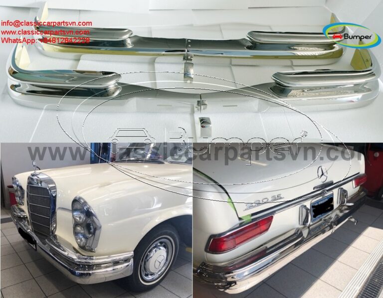 Mercedes W111 Fintail Coupe 1959 Bumpers