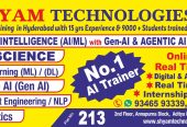 shyamtechnologies Artifical Intelliengence (AI/ML)course in Hyderabad