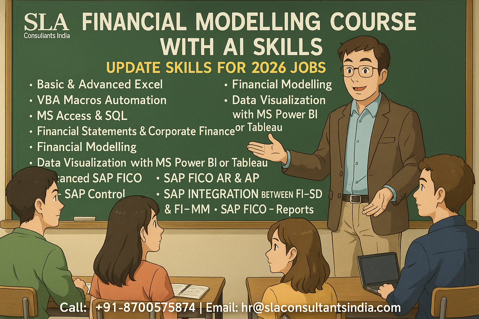 Best Credit Analyst and Financial Modelling Courses & Certificates, Update with AI Skills for 2026, by SLA Consultants India,