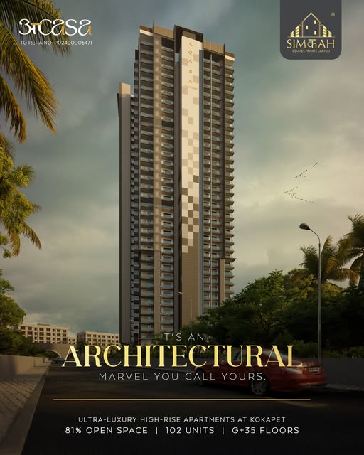 ultra luxury 3.5bhk apartments in kokapet