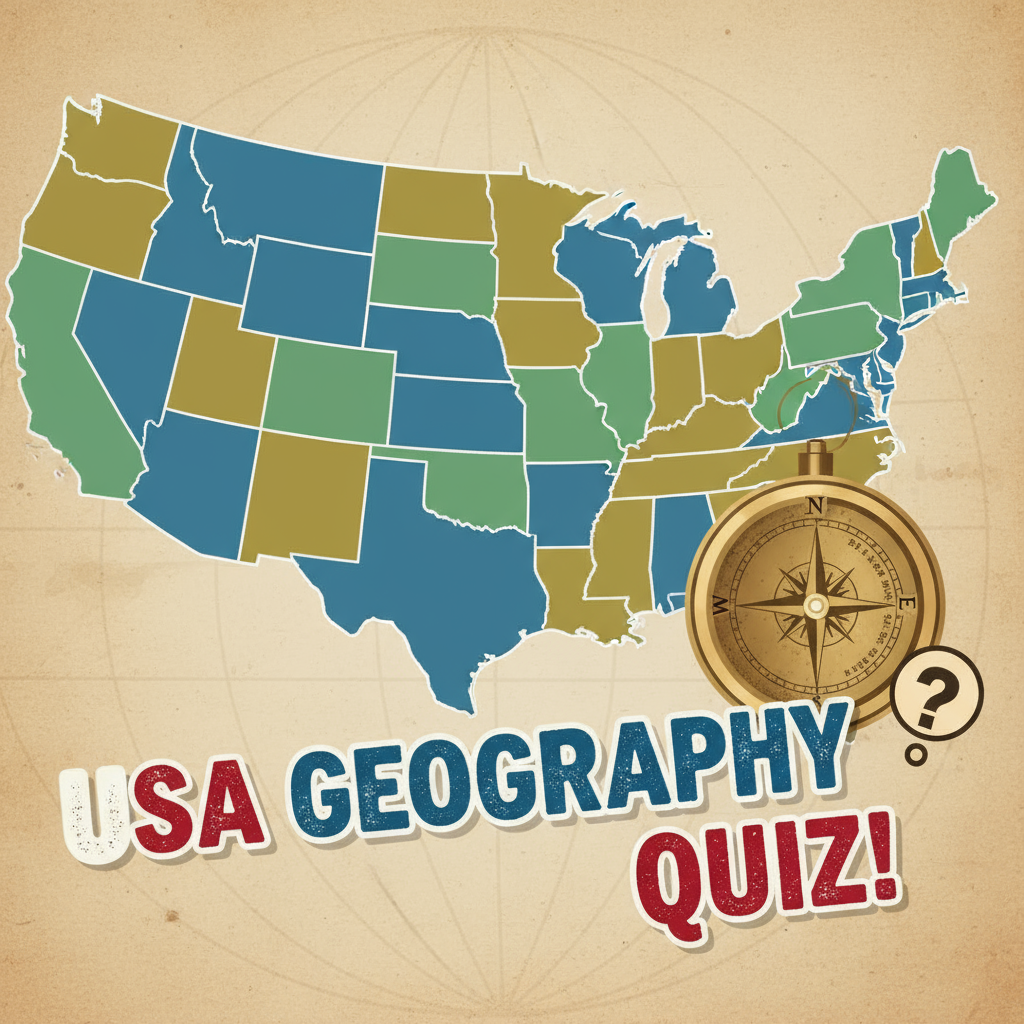 American States Geography Quiz – Test Your Knowledge of U.S. States