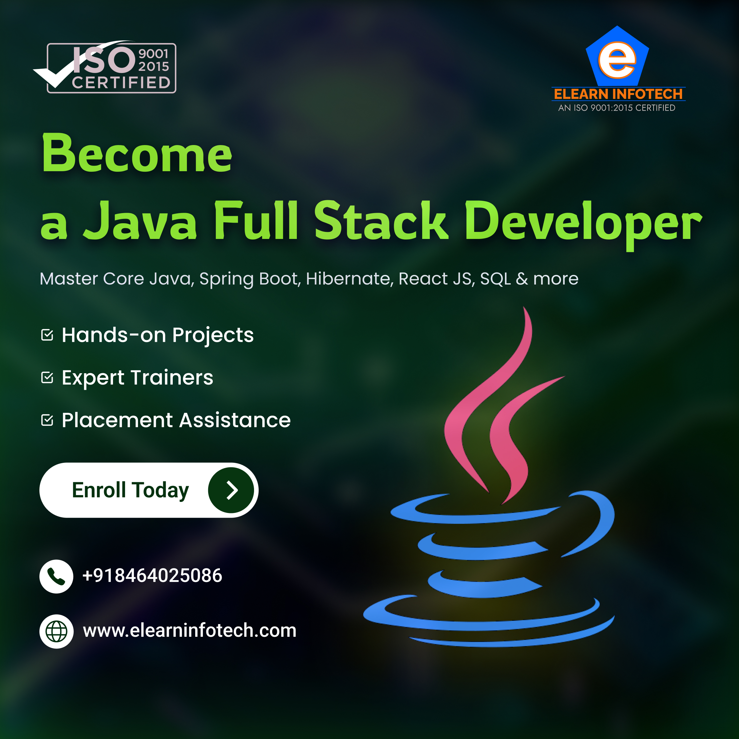 Full Stack Java Course in Hyderabad – Elearn Infotech