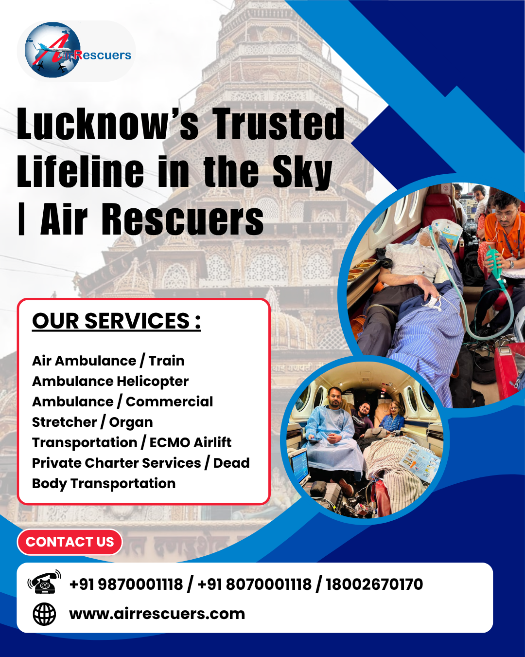 Lucknow’s Trusted Lifeline in the Sky | Air Rescuers