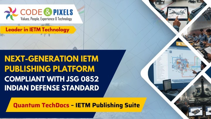 Quantum TechDocs by Code and Pixels, India’s IETM Leader.