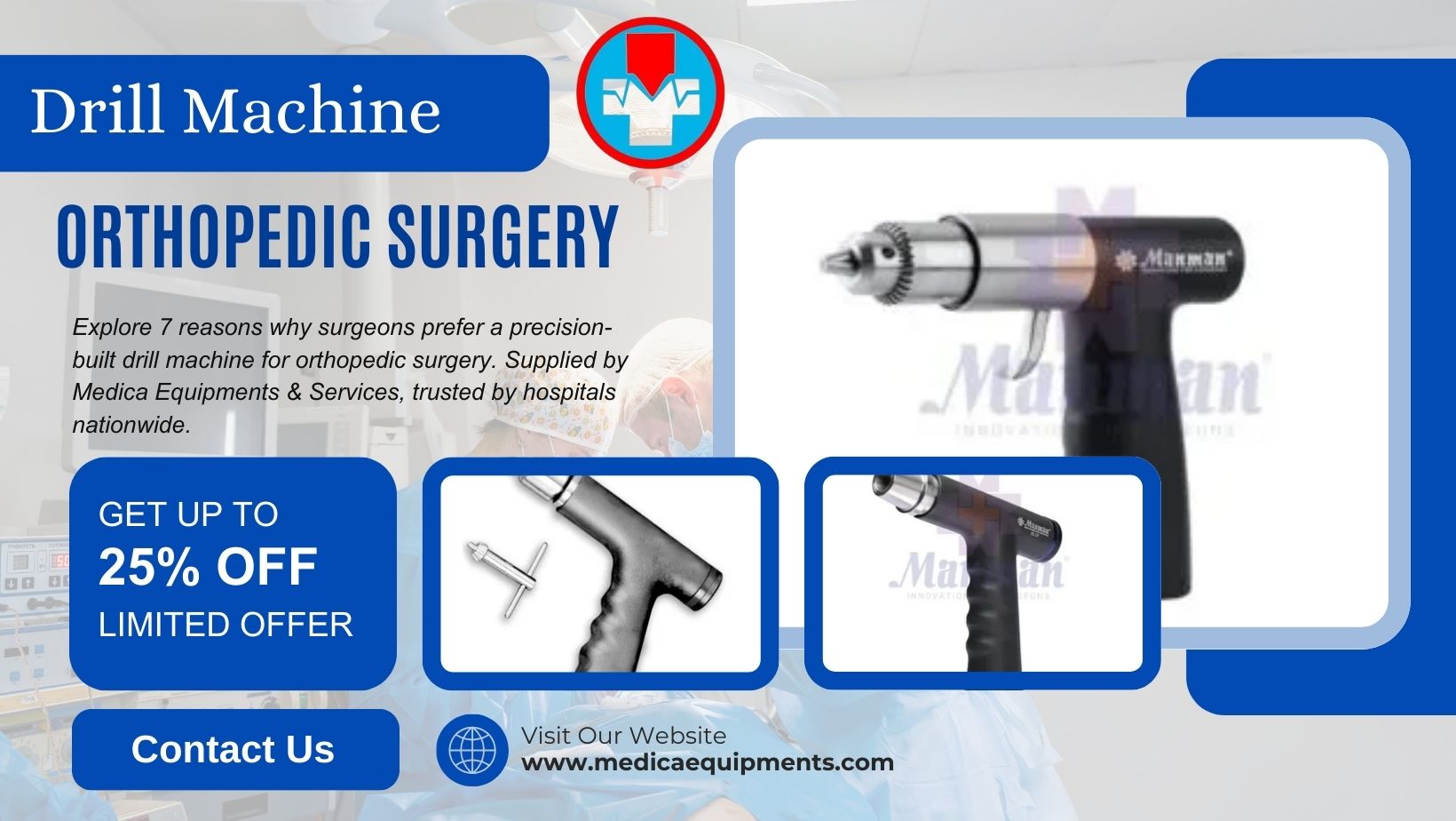 Top 10 Advantages of Using Modern Orthopedic Drill Machines