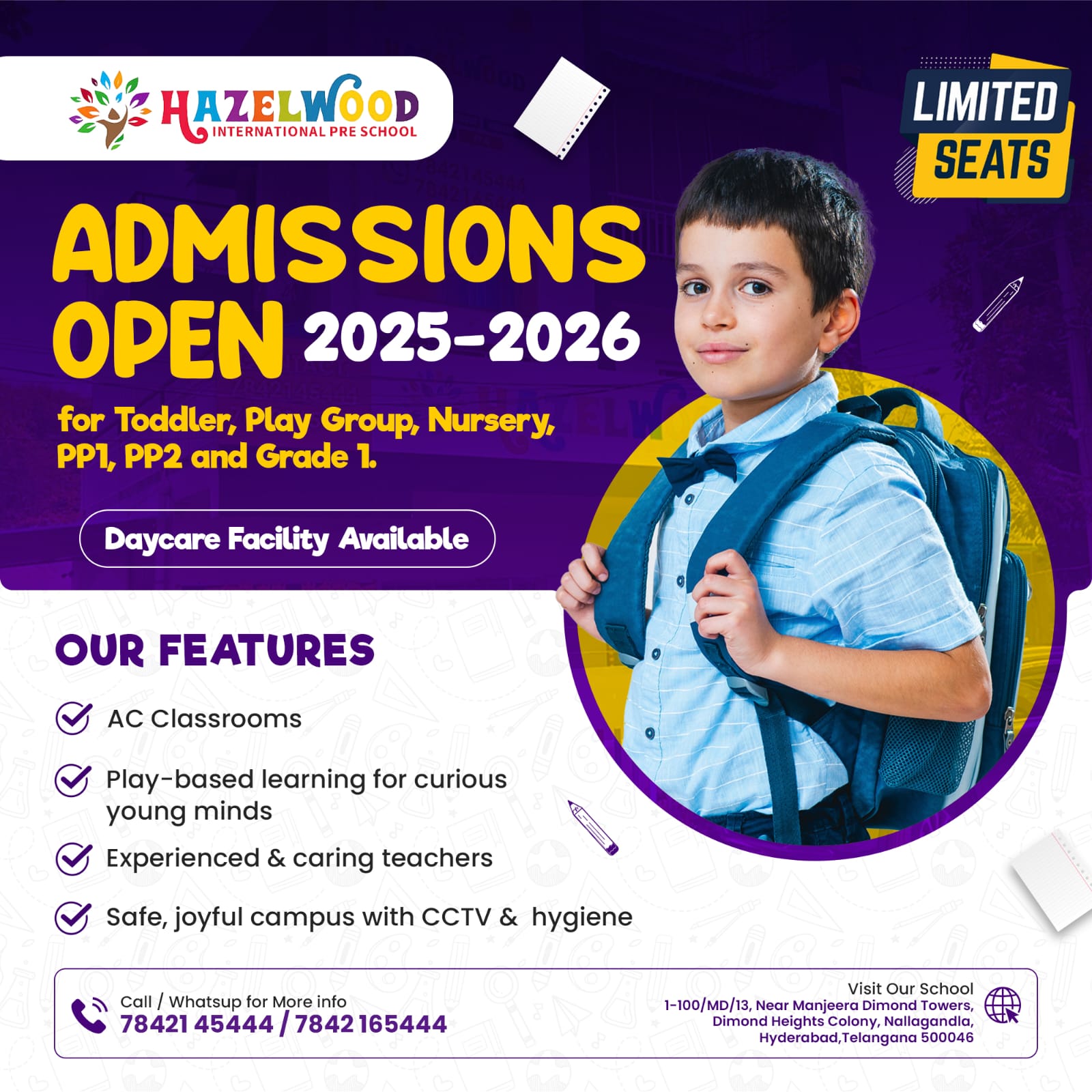 Best Preschool in Nallagandla | Hazelwood School Hyderabad