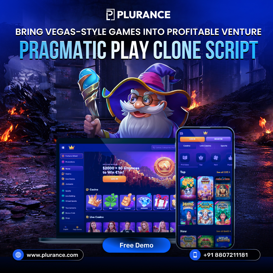 Pragmatic play clone script – Develop High-Performance Slot & Casino Clone Script